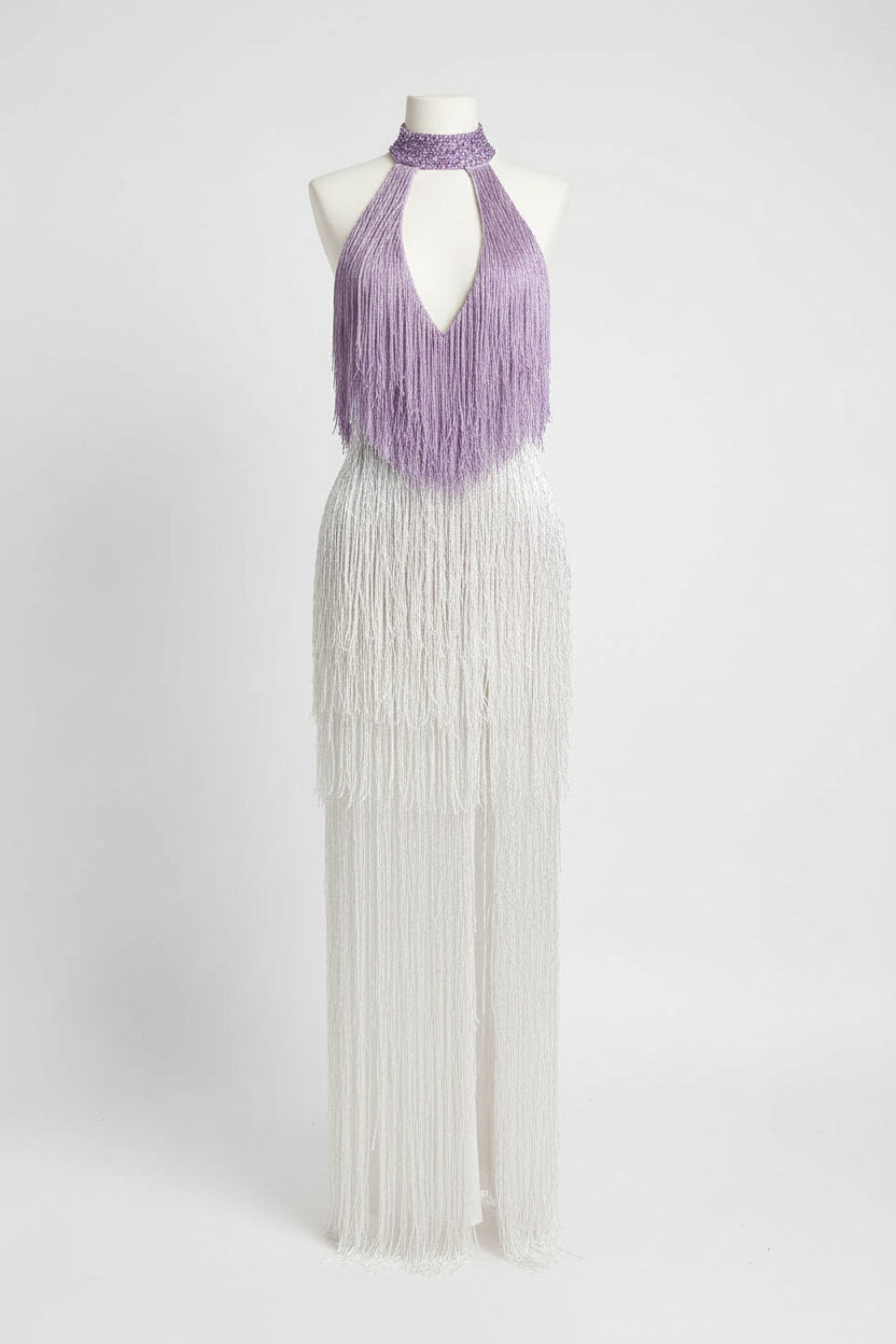 THE BORDEAUX IVORY FRINGE