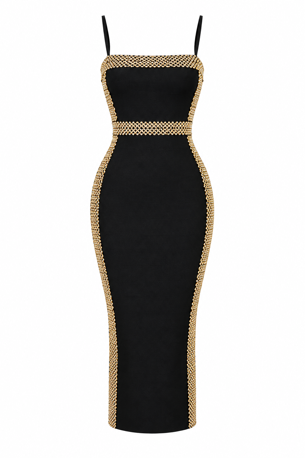 Polka Dot Mesh Bandage Combination