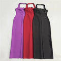 Halter Slash Neck Silver Star Deco Long Birthday Celebrity Evening Club Party Gowns Gues