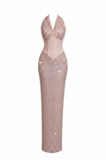 Ultra Fit Rhinestone Bodycon — Sculpting Dress for Nights Out