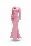 The Definition Long Sleeve Bandage Gown