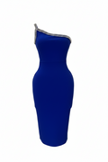 Sexy Off Shoulder rhinestone Diamond Bodycon