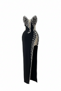 Strapless Rhinestone Bandage Dress — Shining & Sculpting for Standout Nights
