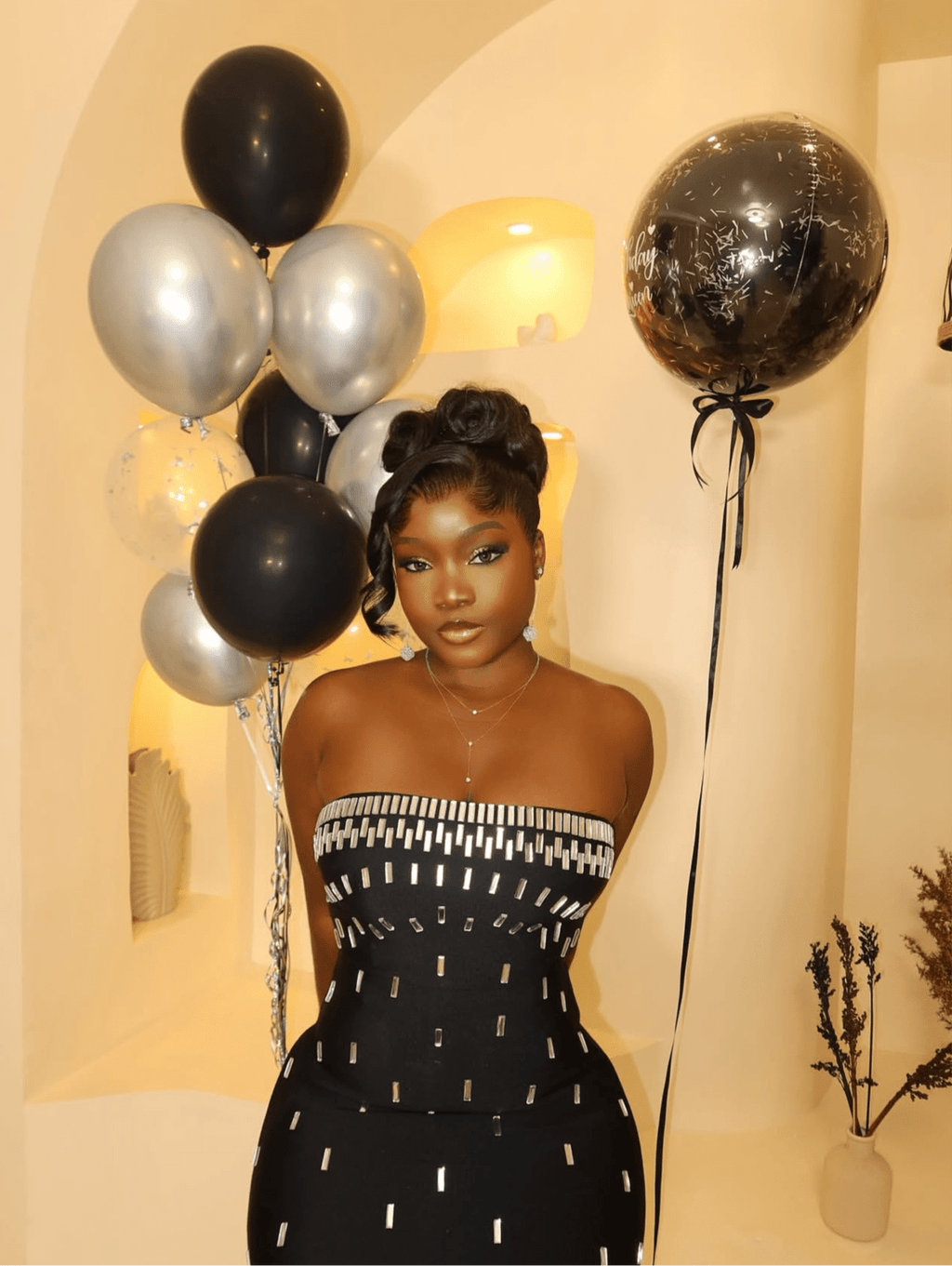 Luxury Rhinestone Sexy Strapless Bodycon Bandage Dress Birthday OR Wedding Guest Dress - Bandage city