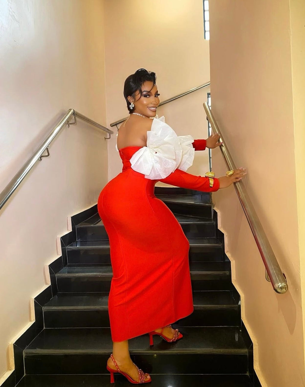 Off Shoulder Bandage Long Dress Elegant Bodycon Gown - Bandage city