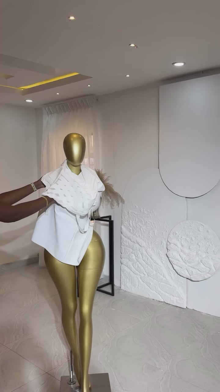 The Main Character White Halter Neck Bodycon