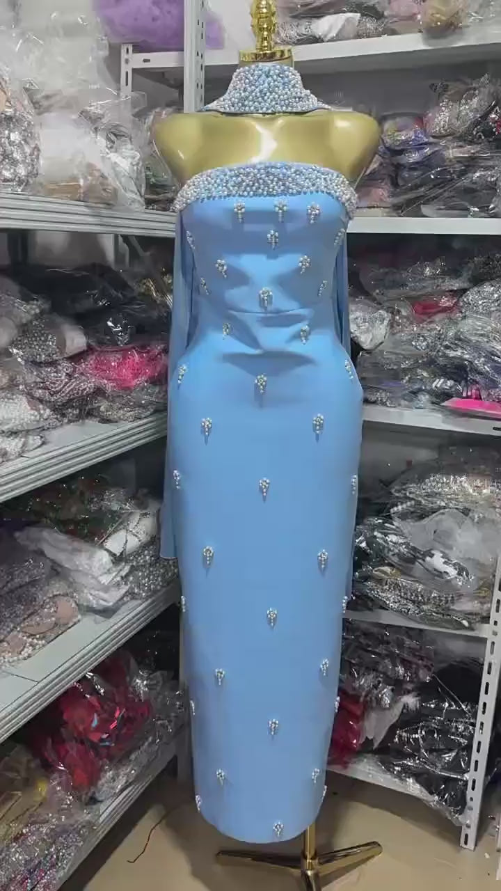 Iconic Sweetheart Neck Bandage Dress