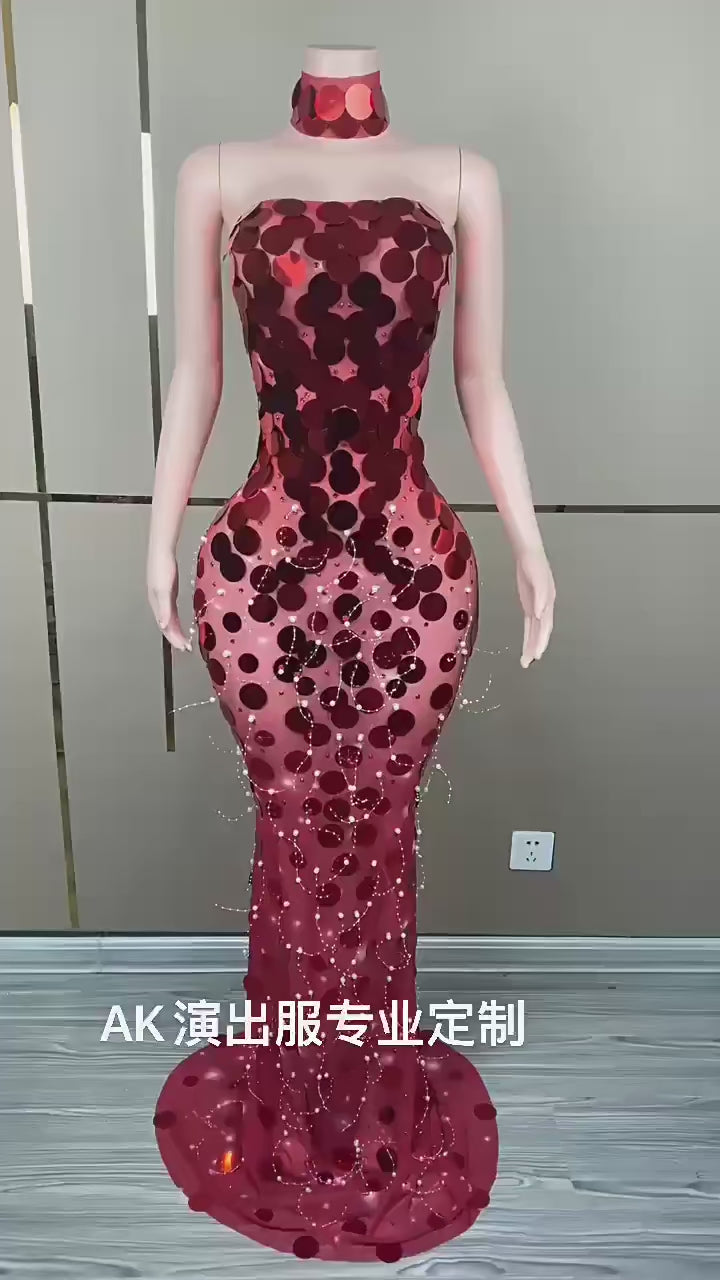 First Class luxury Sequin dress