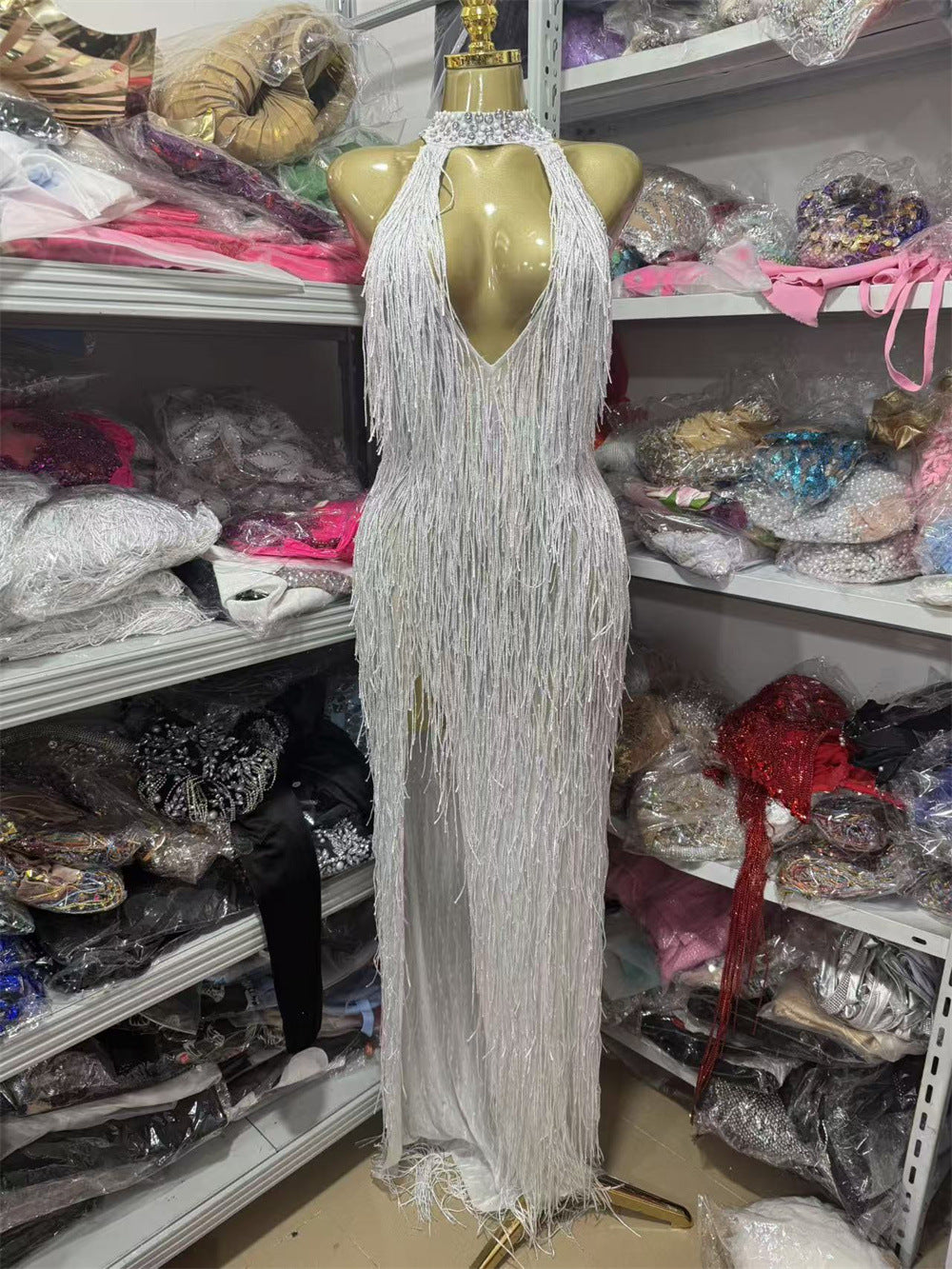 THE BORDEAUX IVORY FRINGE