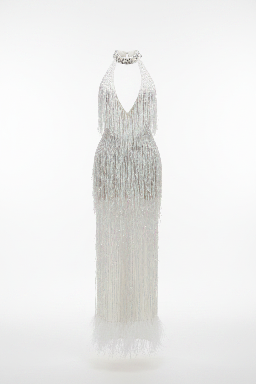 THE BORDEAUX IVORY FRINGE
