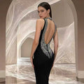 Platinum Vow Crystal Mesh Bandage