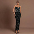 Couture Black Diamond & Emerald Statement Gown