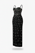 Couture Black Diamond & Emerald — Luxury Statement Gown