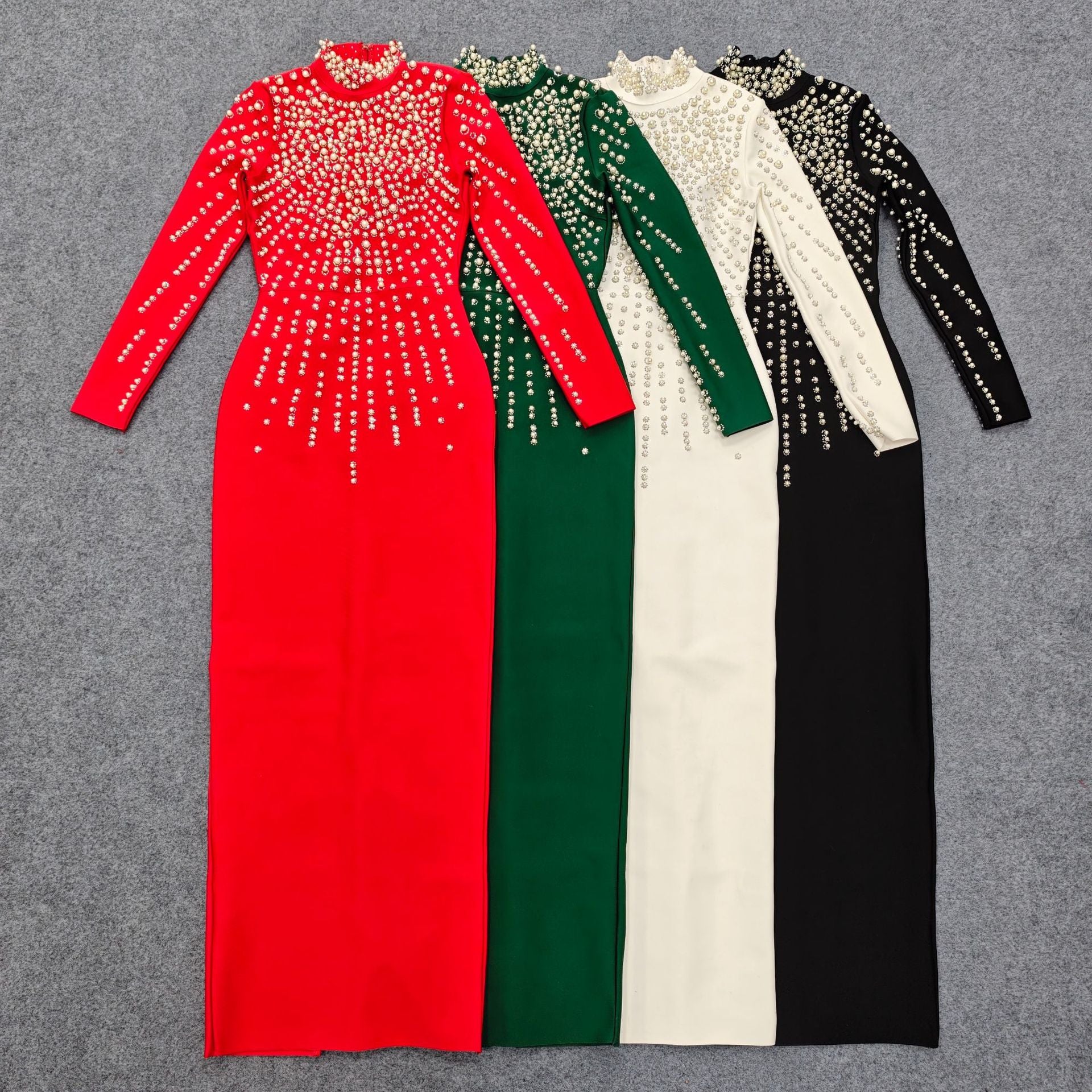 The Mrs. Crystal-Strap Bandage Gown
