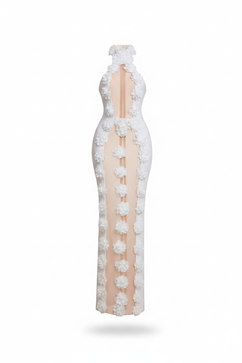 Pure White Honeymoon Bandage Dress