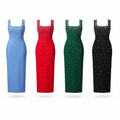 Sleeveless Sexy  Shinning Crystal Bandage Dress