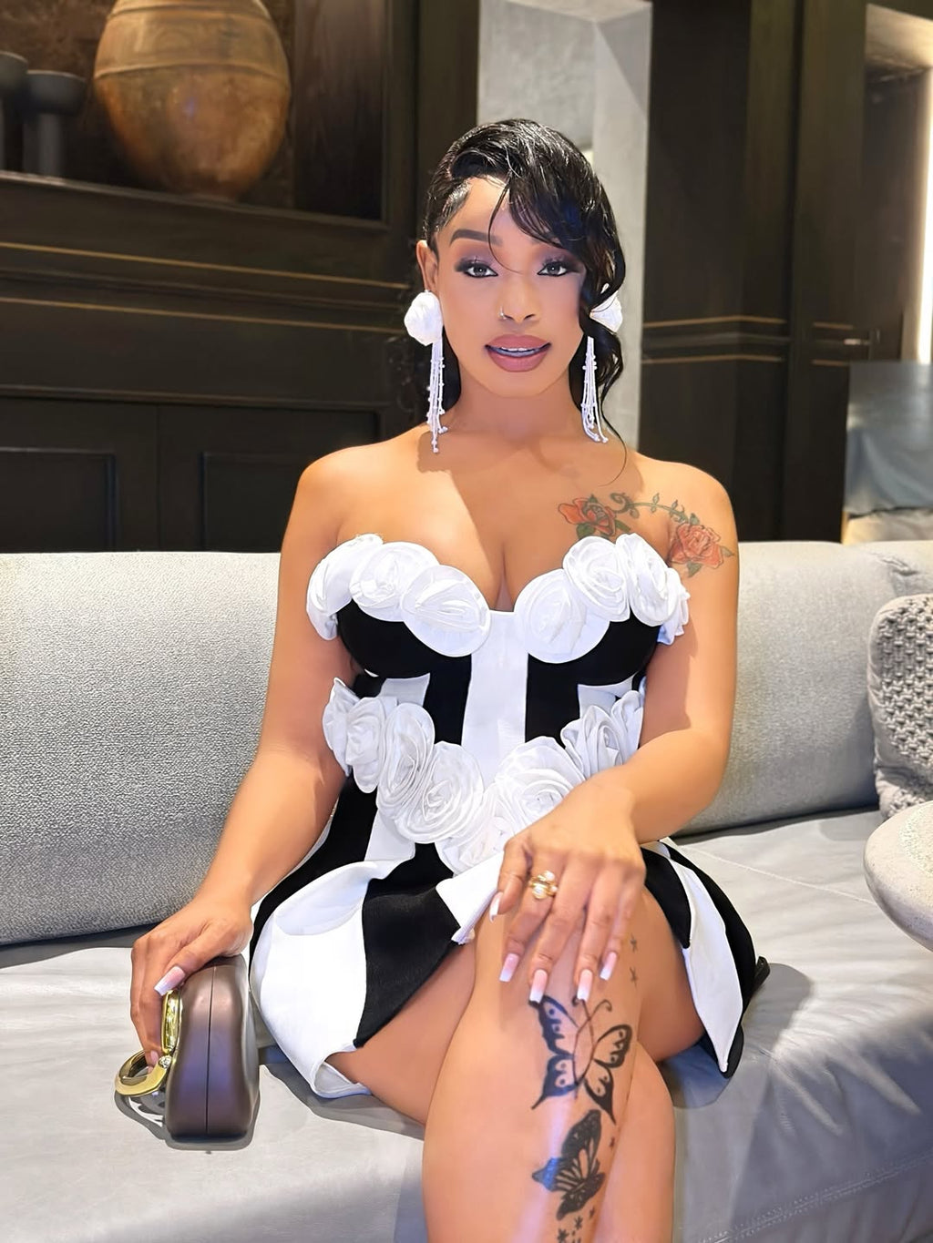 Bright White Beachside Bandage Dress