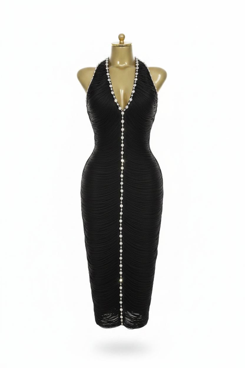 Flutter Sleeve Romantic Bandage Gown