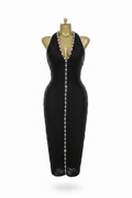 Flutter Sleeve Romantic Bandage Gown
