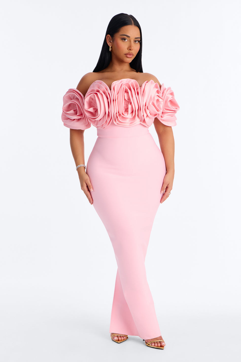 Off-The-Shoulder Bardot Bandage Dress