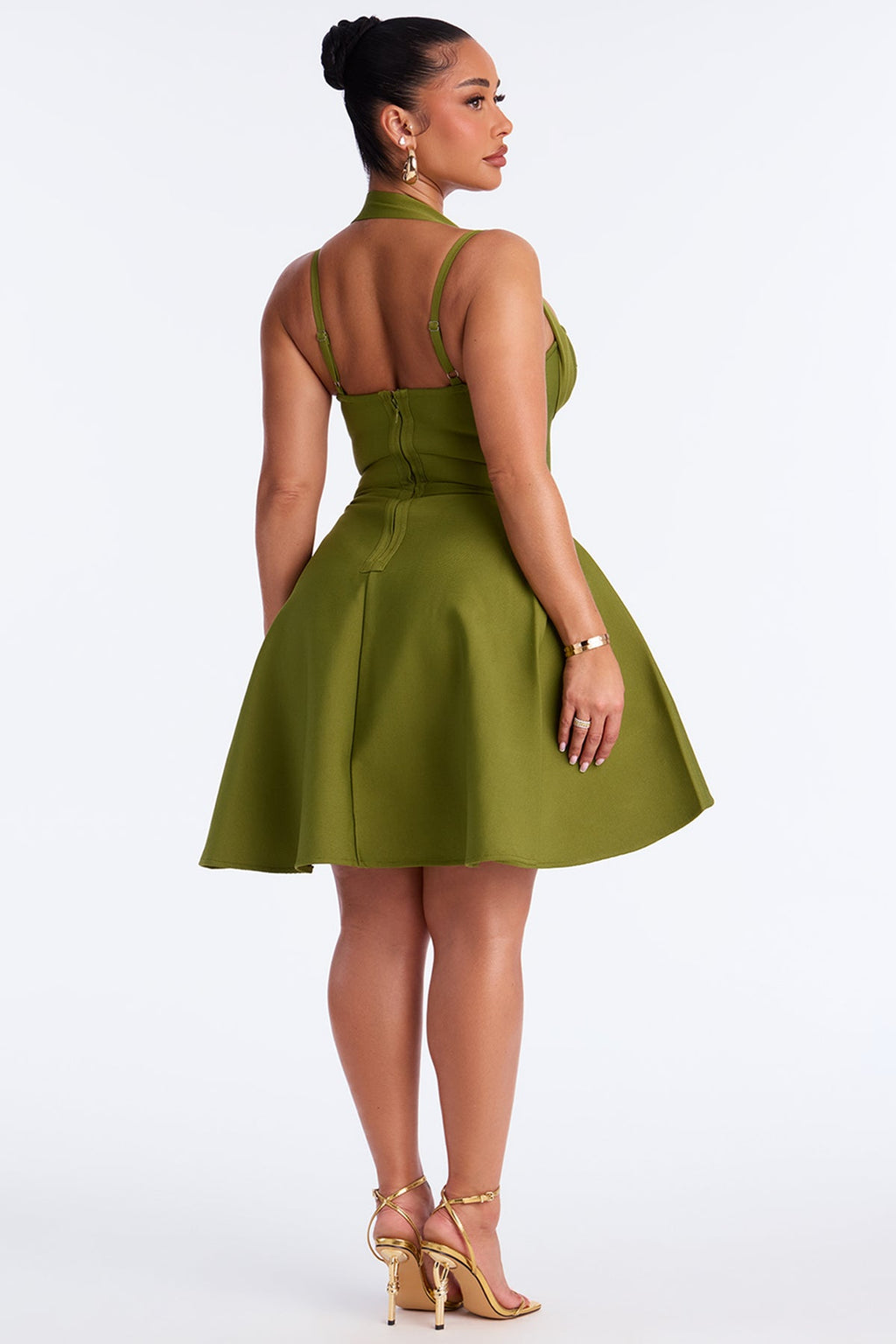 Criss-Cross Bandage Wrap Dress