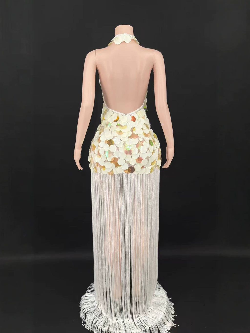 LATTICE GOWN