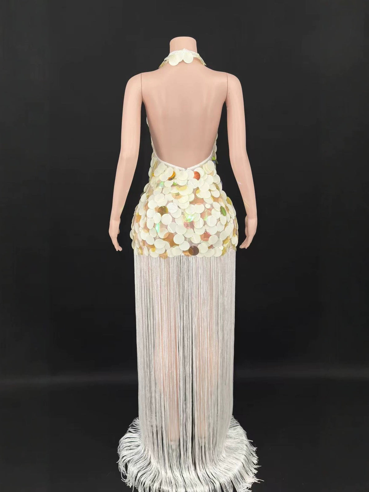LATTICE GOWN