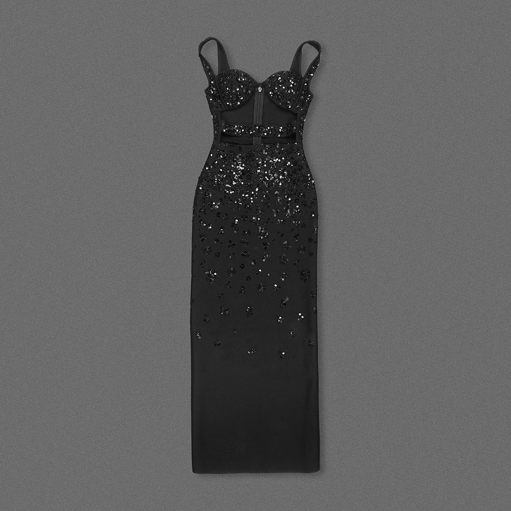 Lavender Dreams Strapless Bandage Dress