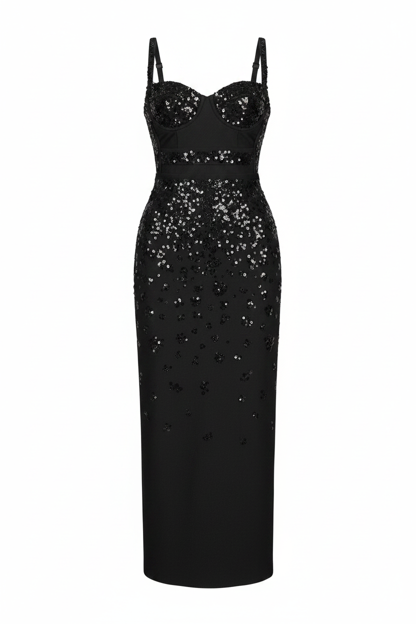 Lavender Dreams Strapless Bandage Dress