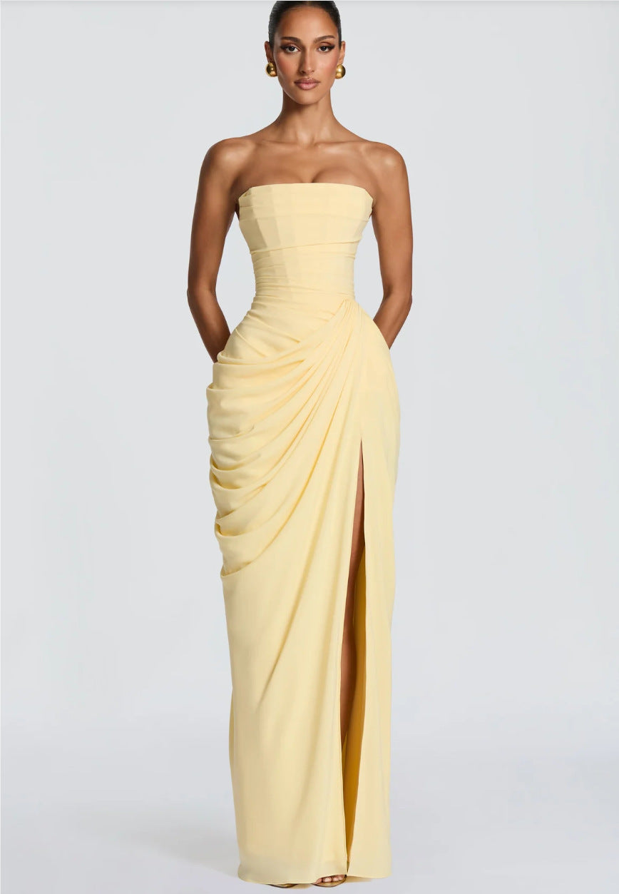 Imperial Evening Gown with Gloves
