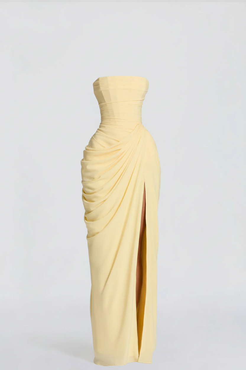 Imperial Evening Gown with Gloves