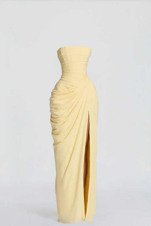 Imperial Evening Gown with Gloves