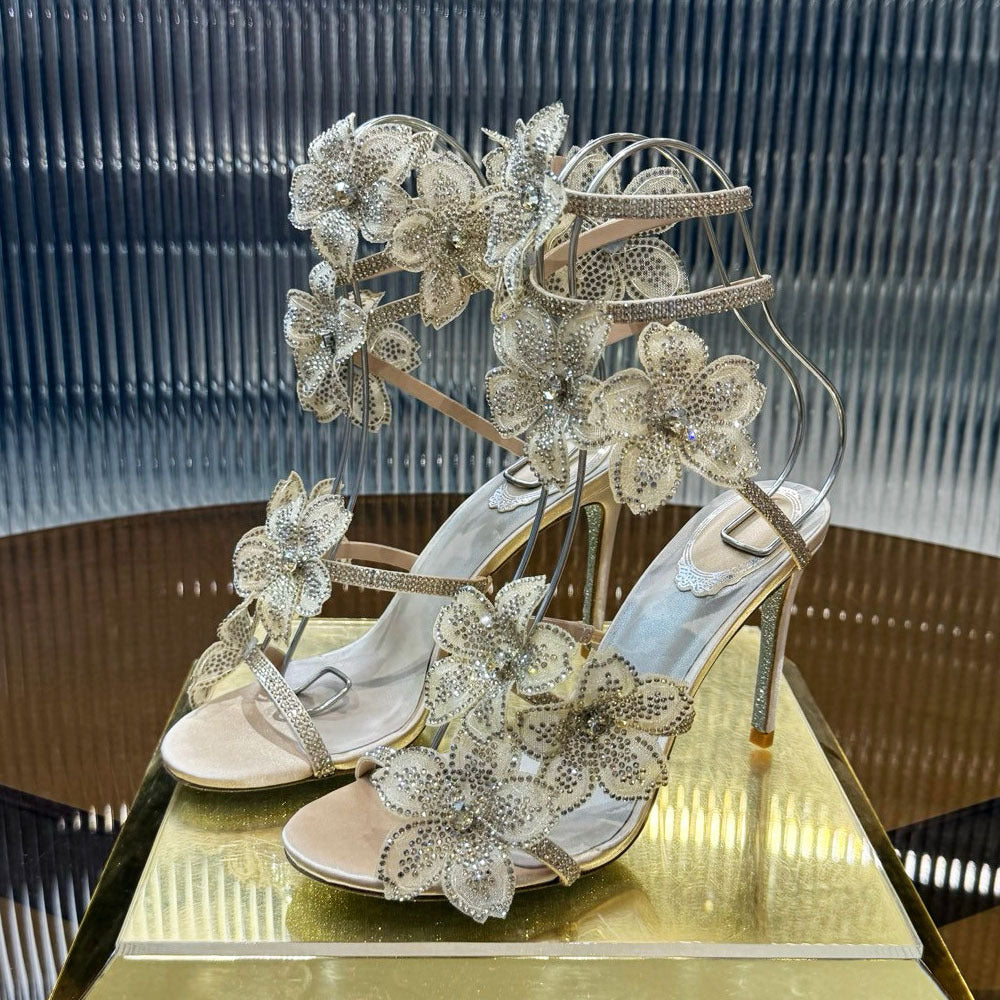 The Crystal Orchid Wrap Rene Caovilla