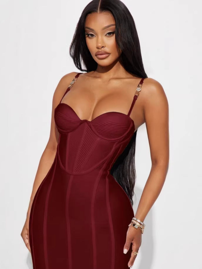 Bright White Beachside Bandage Dress