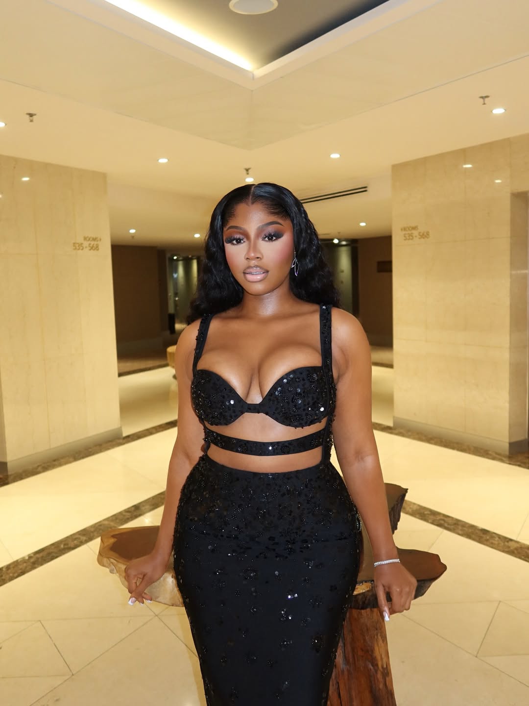 Lavender Dreams Strapless Bandage Dress