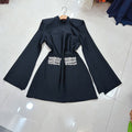 Victorian High-Neck Lace Bandage Mini