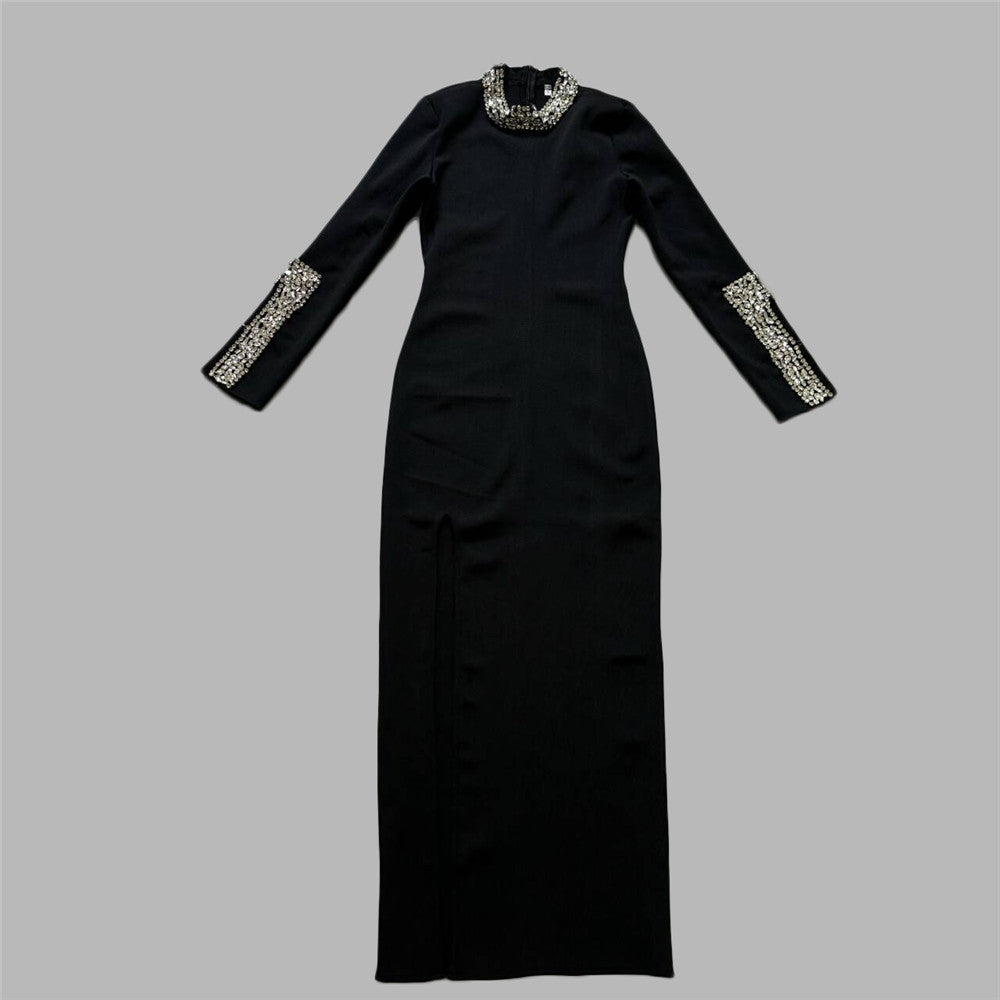 Minimalist Square Neck Bandage Dress