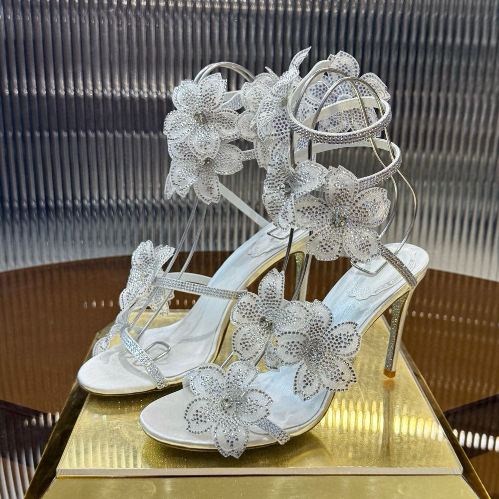 The Crystal Orchid Wrap Rene Caovilla