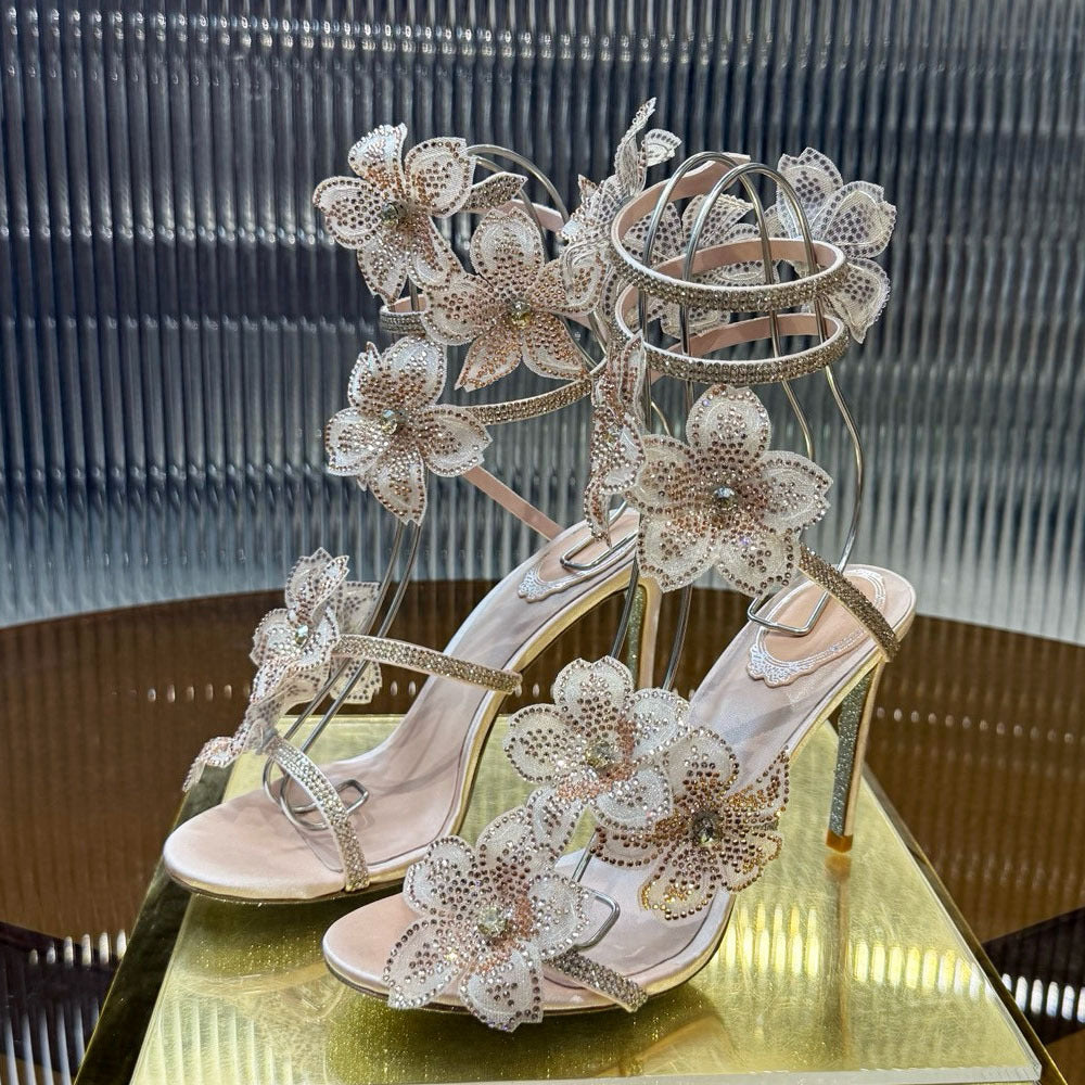 The Crystal Orchid Wrap Rene Caovilla