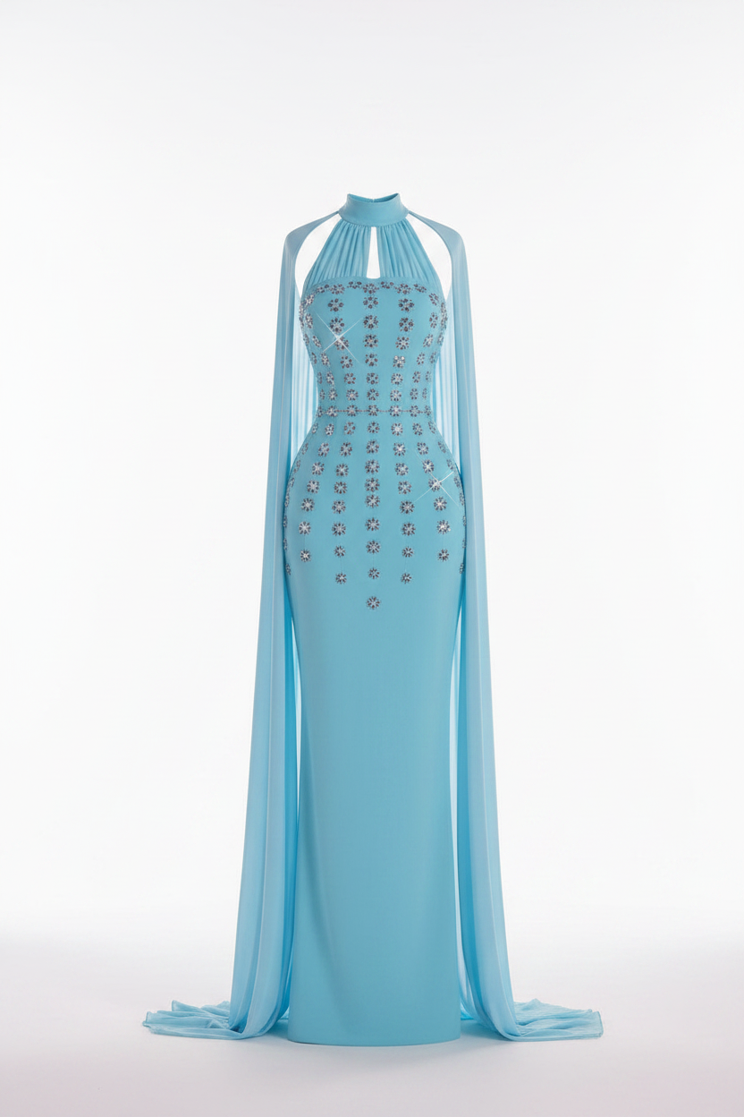 Precision Fit Rhinestone Power Dress