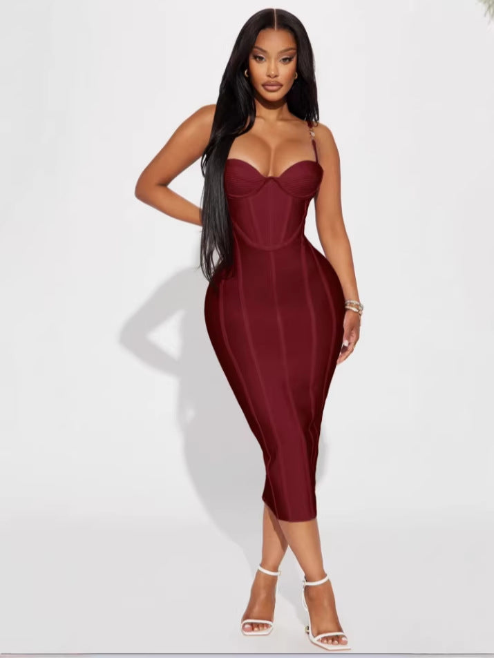 Bright White Beachside Bandage Dress