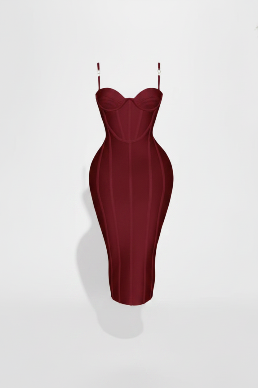 Bright White Beachside Bandage Dress