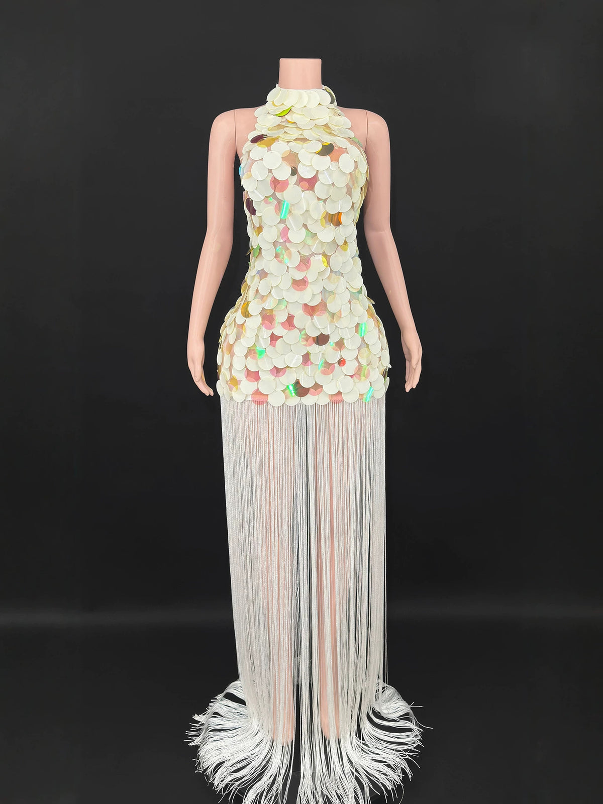 LATTICE GOWN