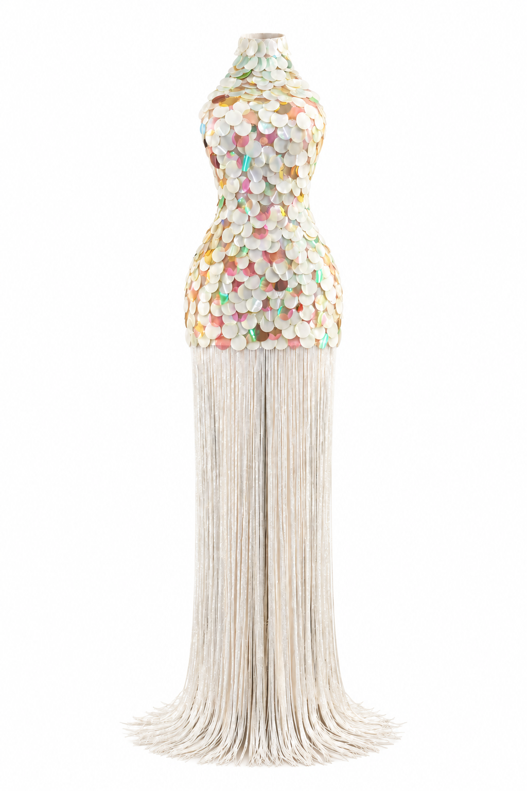 LATTICE GOWN