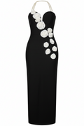 Intricate Macramé Back Bandage Dress