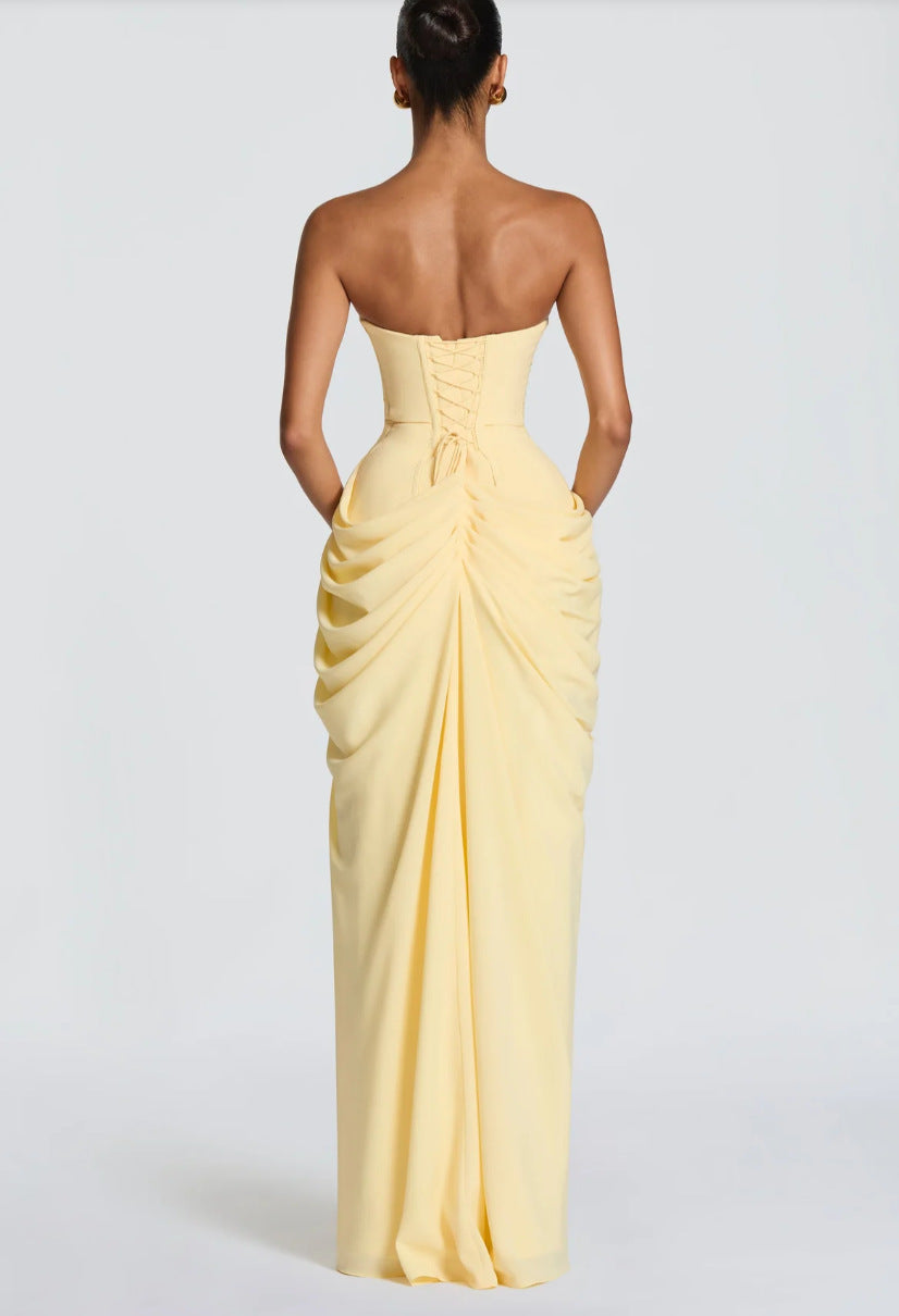 Imperial Evening Gown with Gloves