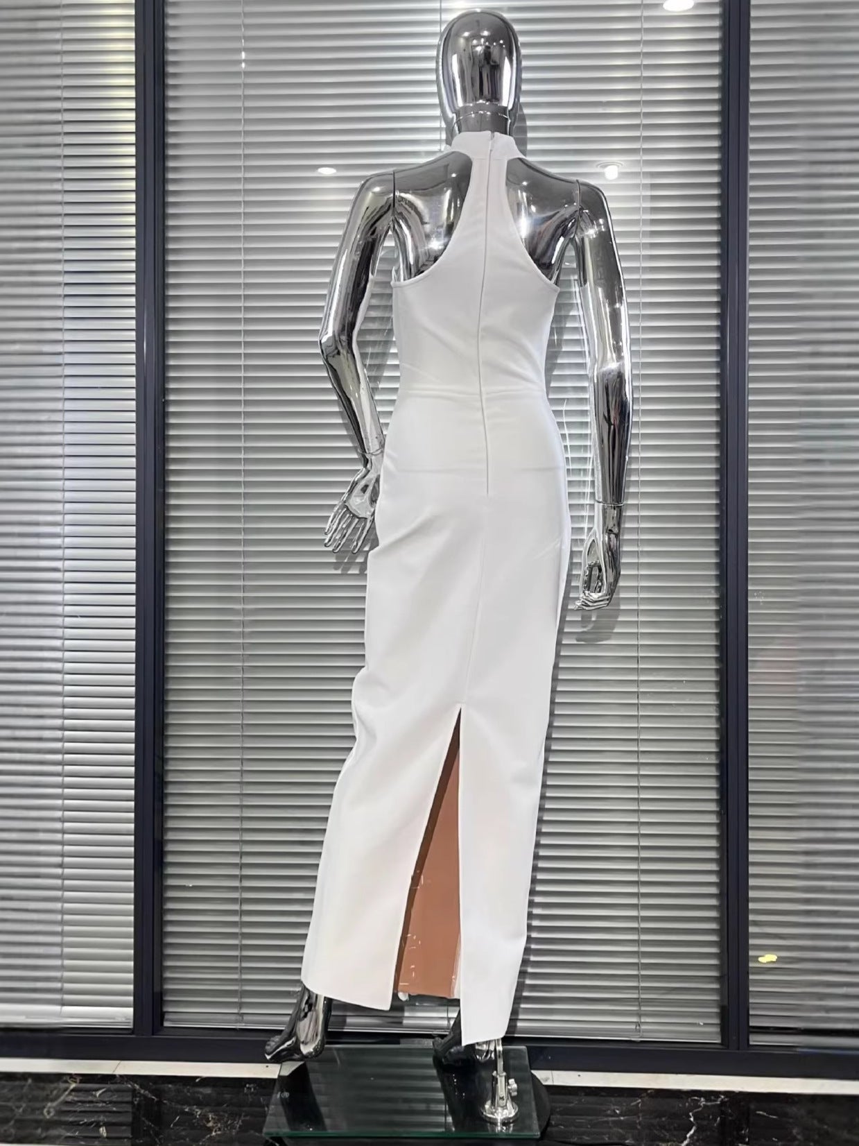 Pure White Honeymoon Bandage Dress