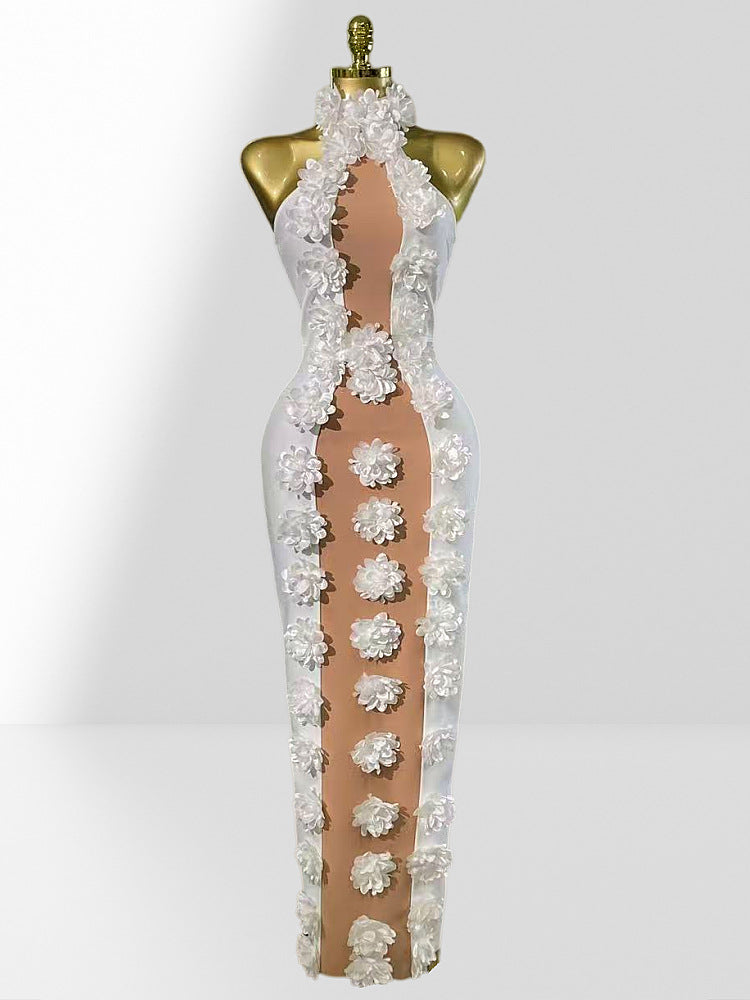 Pure White Honeymoon Bandage Dress
