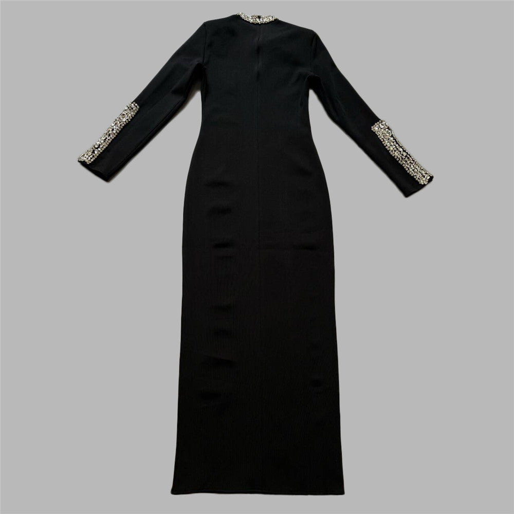 Minimalist Square Neck Bandage Dress