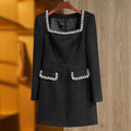 Square Neck Tailored Bandage Sheath